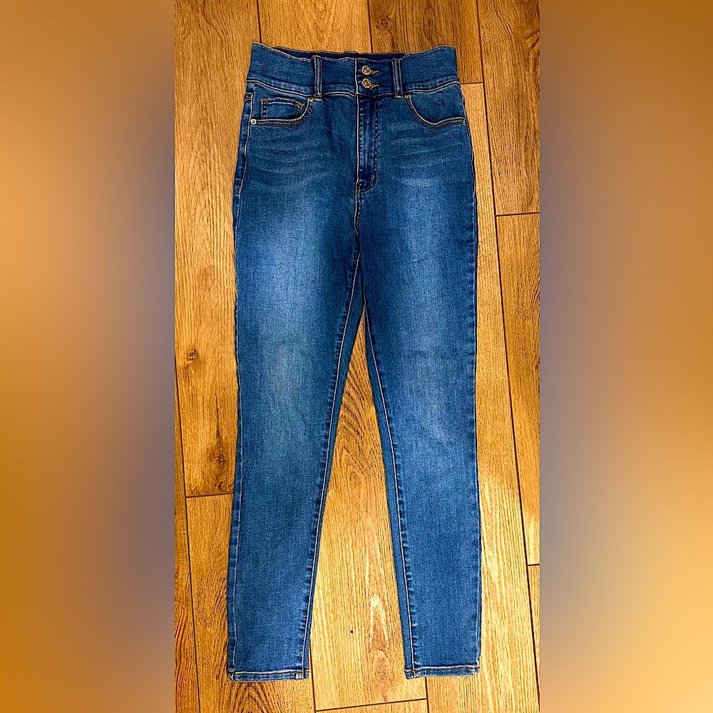 BDG Twig High Rise Women’s Skinny Jeans, Blue Denim, Size 28